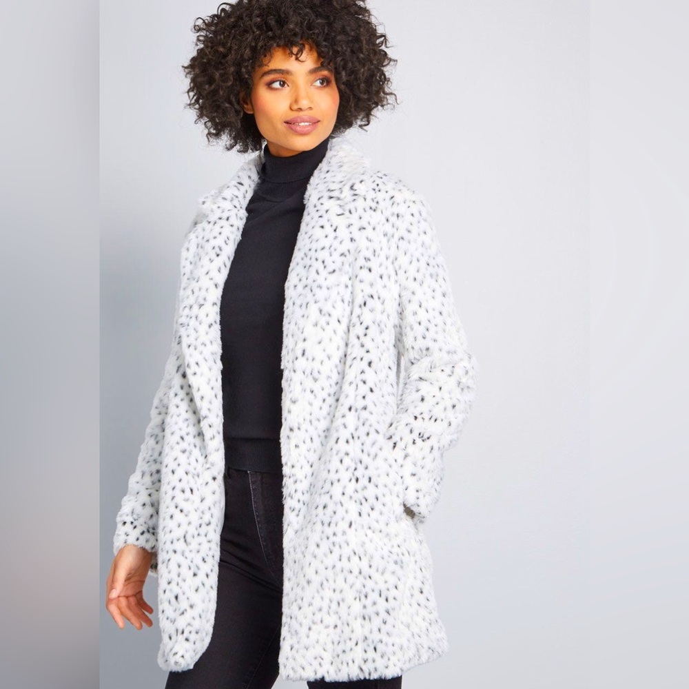 Faux-fur Coat - Small